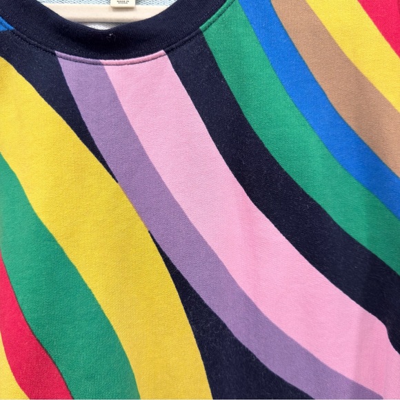 Boden Rainbow Striped Hannah Sweatshirt - Picture 6 of 8